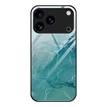 Marble Pattern Glass Protective Phone Case