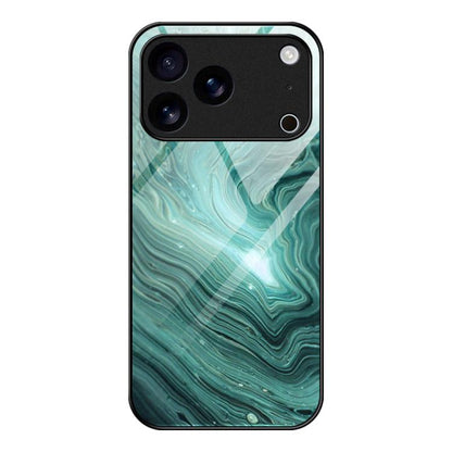 Marble Pattern Glass Protective Phone Case