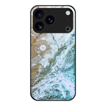 Marble Pattern Glass Protective Phone Case