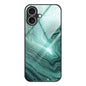 Marble Pattern Glass Protective Phone Case