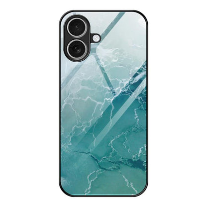 Marble Pattern Glass Protective Phone Case
