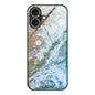 Marble Pattern Glass Protective Phone Case