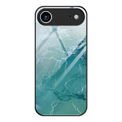 Marble Pattern Glass Protective Phone Case, For iPhone Air, For iPhone 15 Pro Max, For iPhone 15 Pro