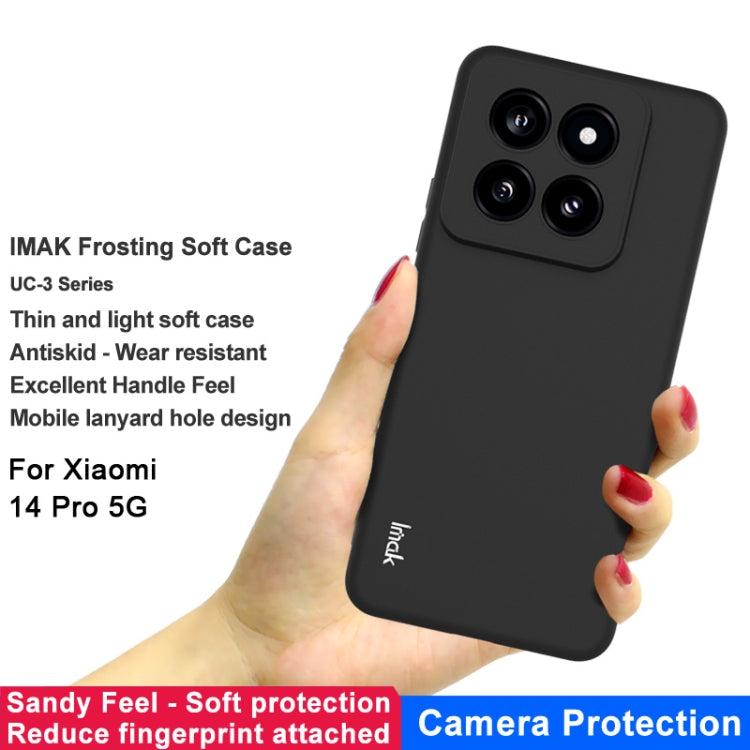 IMAK UC-3 Series Shockproof Frosted TPU Protective Phone Case, For Xiaomi 14 Pro 5G, For Xiaomi Redmi 12 4G, For Xiaomi 14 5G, For Xiaomi Redmi Note 13 Pro+ 5G