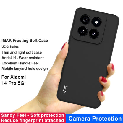 IMAK UC-3 Series Shockproof Frosted TPU Protective Phone Case, For Xiaomi 14 Pro 5G, For Xiaomi Redmi 12 4G, For Xiaomi 14 5G, For Xiaomi Redmi Note 13 Pro+ 5G