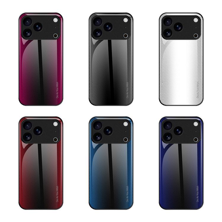 Texture Gradient Glass TPU Phone Case, For iPhone 17 Pro Max, For iPhone 17 Pro, For iPhone 17, For iPhone Air