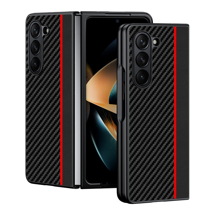 Ultra-thin Carbon Fiber Texture Printing Phone Case, For Samsung Galaxy Z Flip7, For Samsung Galaxy Z Flip6, For Samsung Galaxy Z Fold6, For Samsung Galaxy Z Fold5