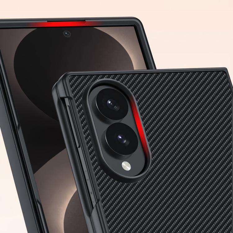 Ultra-thin Carbon Fiber Texture Printing Phone Case, For Galaxy Z Fold8 5G, For Galaxy Z Fold8 Ultra 5G, For Galaxy Z Flip8 5G, For Samsung Galaxy Z Fold7