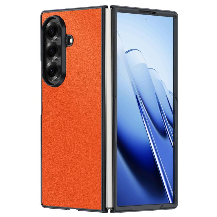 Ultra-thin Plain Skin Leather Phone Case, For Galaxy Z Fold8 5G, For Galaxy Z Fold8 Ultra 5G, For Galaxy Z Flip8 5G, For Samsung Galaxy Z Fold5, For Samsung Galaxy Z Flip5