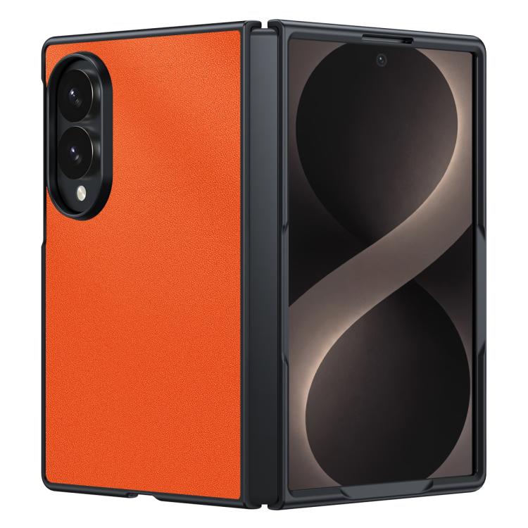 Ultra-thin Plain Skin Leather Phone Case, For Galaxy Z Fold8 5G, For Galaxy Z Fold8 Ultra 5G, For Galaxy Z Flip8 5G, For Samsung Galaxy Z Fold5, For Samsung Galaxy Z Flip5