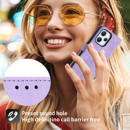 Skin-feel Flowers Embossed Wallet Leather Phone Case