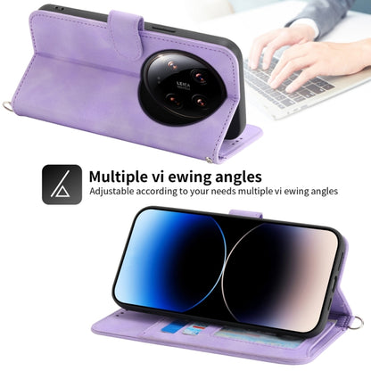 Skin-feel Flowers Embossed Wallet Leather Phone Case