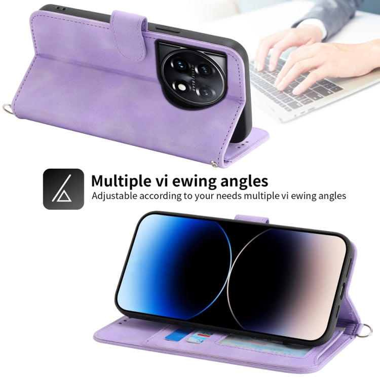 Skin-feel Flowers Embossed Wallet Leather Phone Case