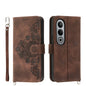 Skin-feel Flowers Embossed Wallet Leather Phone Case, For OnePlus 13R / Ace 5 / Ace 5 Pro, For OnePlus Nord 4 5G, For OnePlus Ace 3V, For OnePlus Nord CE4 5G