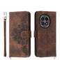 Skin-feel Flowers Embossed Wallet Leather Phone Case, For OnePlus 13R / Ace 5 / Ace 5 Pro, For OnePlus Nord 4 5G, For OnePlus Ace 3V, For OnePlus Nord CE4 5G