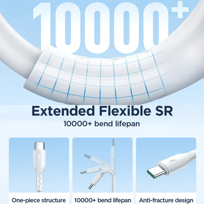 JOYROOM SA26-CC3 Flash Charge Series 60W USB-C / Type-C to USB-C / Type-C Fast Charging Data Cable, 1m