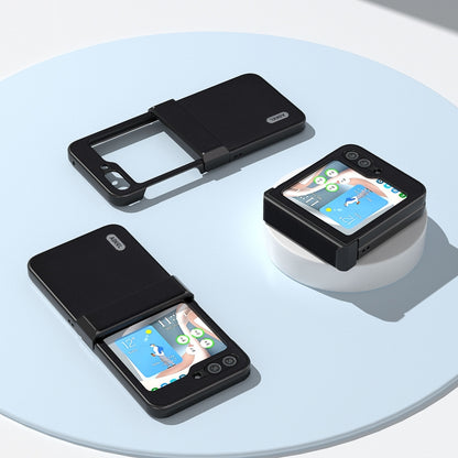 ABEEL Haze Texture PU Phone Case, For Samsung Galaxy Z Flip6 / Flip7 FE, For Samsung Galaxy Z Flip5