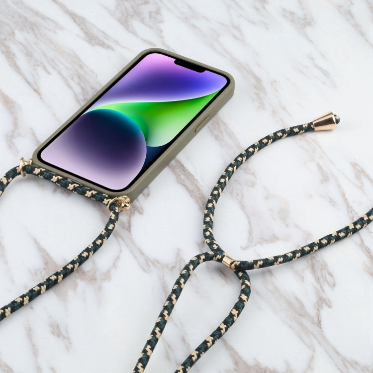 Wheat Straw TPU Shockproof Phone Case with Neck Lanyard, For iPhone 16 Pro Max, For iPhone 16 Pro, For iPhone 16 Plus