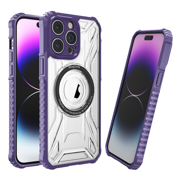 Double-sided Non-slip PC+TPU Magsafe Magnetic Phone Case, For iPhone 15 Pro Max, For iPhone 15 Pro, For iPhone 15 Plus, For iPhone 15