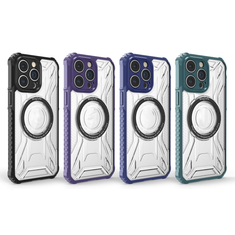 Double-sided Non-slip PC+TPU Magsafe Magnetic Phone Case, For iPhone 15 Pro Max, For iPhone 15 Pro, For iPhone 15 Plus, For iPhone 15