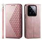 Cubic Grid Calf Texture Magnetic Leather Phone Case, Series 1