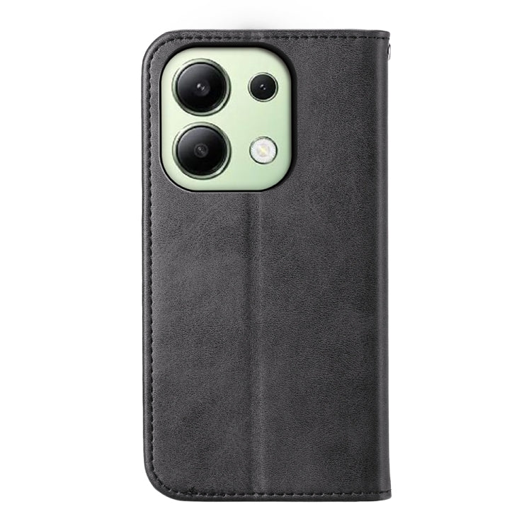 Cubic Grid Calf Texture Magnetic Leather Phone Case, Series 3