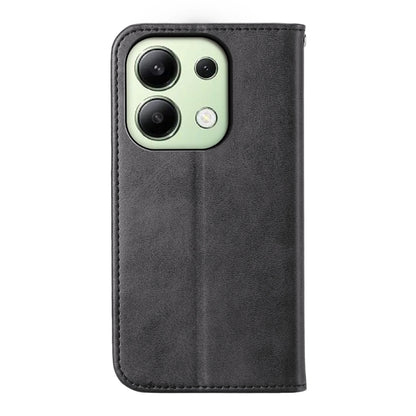 Cubic Grid Calf Texture Magnetic Leather Phone Case, Series 3