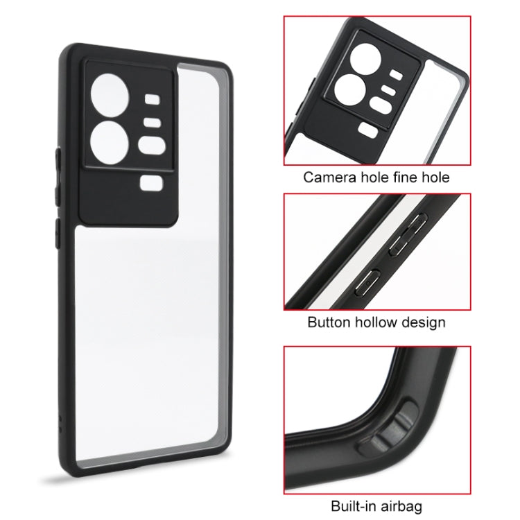 Frosted TPU + Transparent PC Phone Case, For vivo iQOO 11 Pro, For vivo X90 Pro, For vivo X90, For vivo X90 Pro+, For vivo iQOO 11