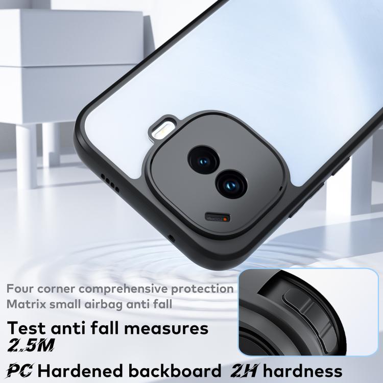 Frosted TPU + Transparent PC Phone Case, For vivo iQOO Z11 Turbo, For vivo S30 Pro mini, For vivo S30, For vivo iQOO Z10 Turbo, For vivo X200s, For vivo X200 Ultra, For vivo Y39 5G, For vivo V50 Lite 5G, For vivo Y29s 5G / Y04 4G, For vivo V50         ...