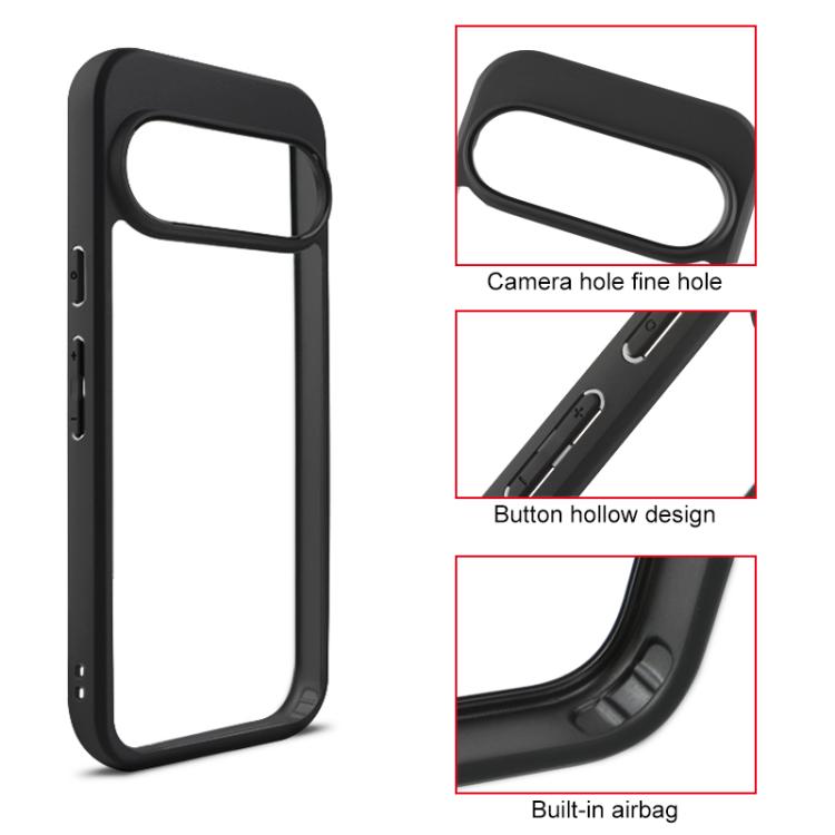 Frosted TPU + Transparent PC Phone Case, For Google Pixel 10 / 10 Pro, For Google Pixel 9a, For Google Pixel 9, For Google Pixel 8a, For Google Pixel 8 Pro, For Google Pixel 8, For Google Pixel Fold, For Google Pixel 7a