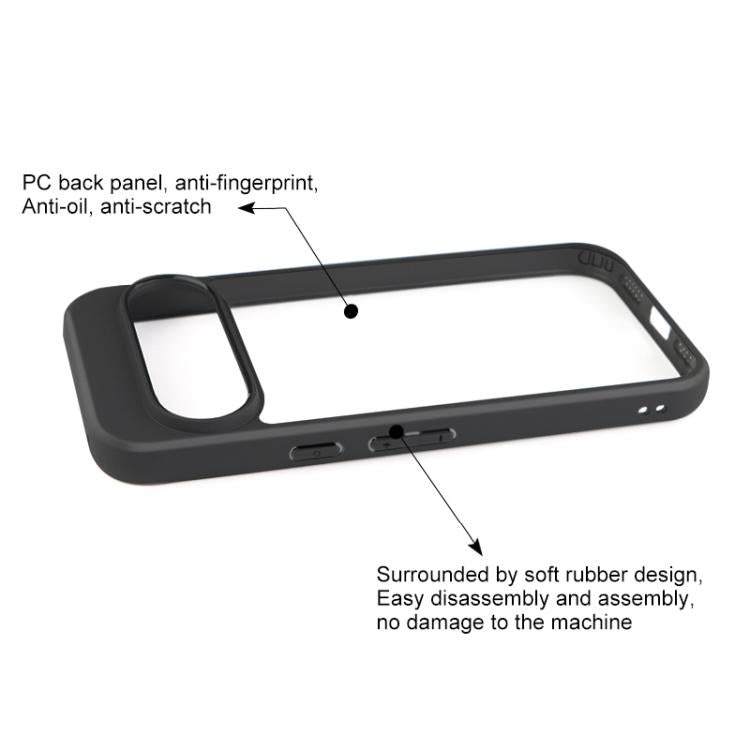 Frosted TPU + Transparent PC Phone Case, For Google Pixel 10 / 10 Pro, For Google Pixel 9a, For Google Pixel 9, For Google Pixel 8a, For Google Pixel 8 Pro, For Google Pixel 8, For Google Pixel Fold, For Google Pixel 7a