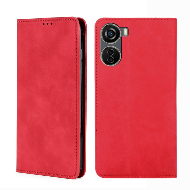 Skin Feel Magnetic Leather Phone Case
