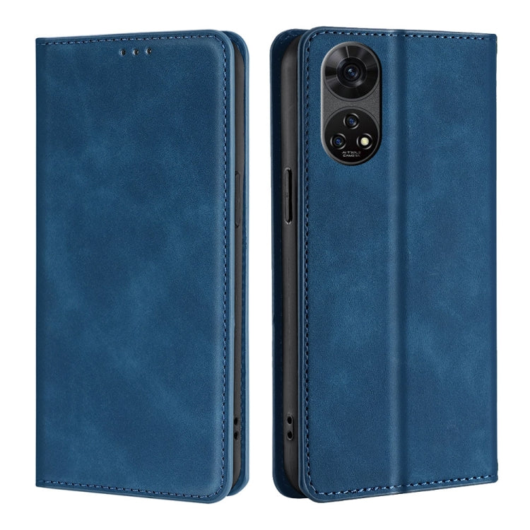 Skin Feel Magnetic Leather Phone Case
