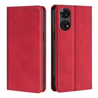 Skin Feel Magnetic Leather Phone Case