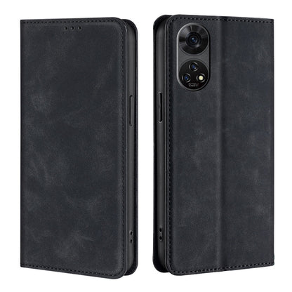 Skin Feel Magnetic Leather Phone Case
