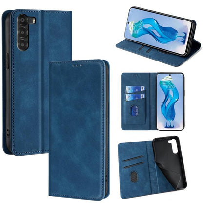 Skin Feel Magnetic Leather Phone Case