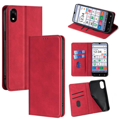 Skin Feel Magnetic Leather Phone Case