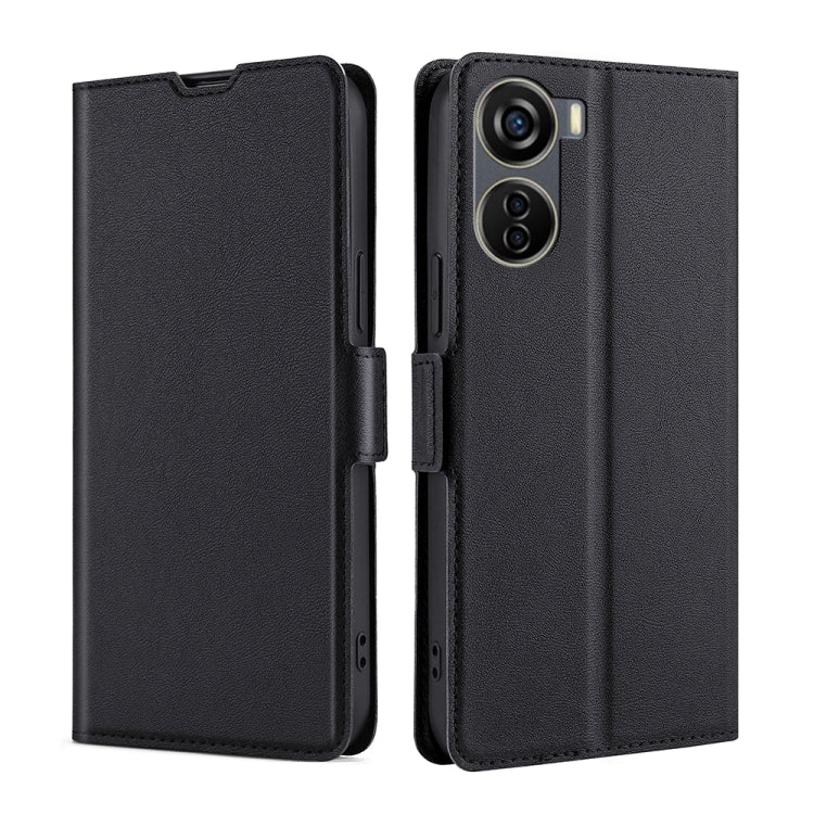 Ultra-thin Voltage Side Buckle Horizontal Flip Leather Phone Case