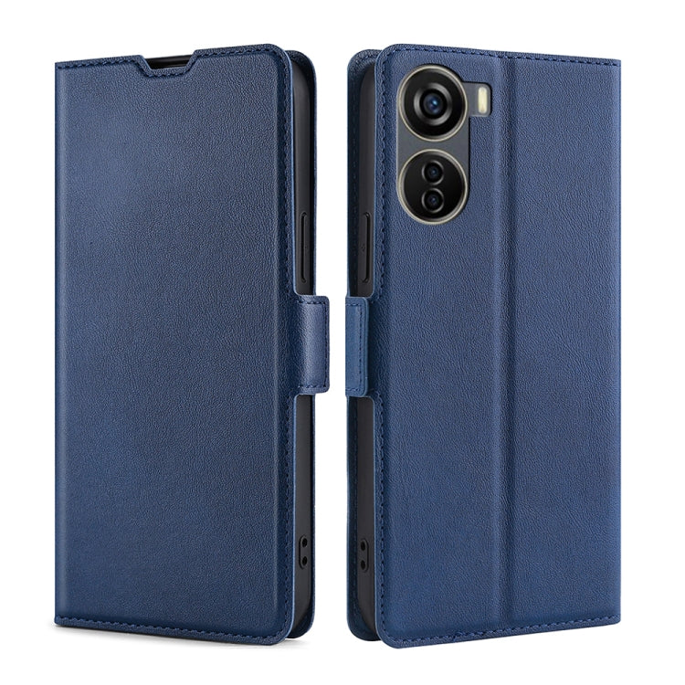 Ultra-thin Voltage Side Buckle Horizontal Flip Leather Phone Case