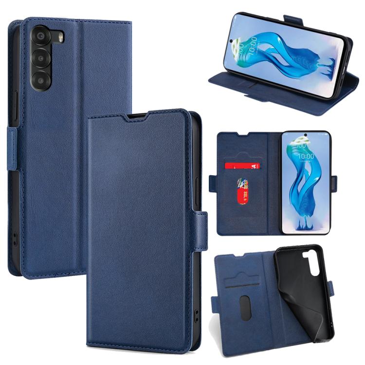 Ultra-thin Voltage Side Buckle Horizontal Flip Leather Phone Case, For ZTE Kantan Sumaho 4 A402ZT, For ZTE Blade A35e 4G, For ZTE nubia S 5G A403ZT, For ZTE nubia RedMagic 10 Pro, For ZTE Anshin Family, For ZTE Axon 40 Lite