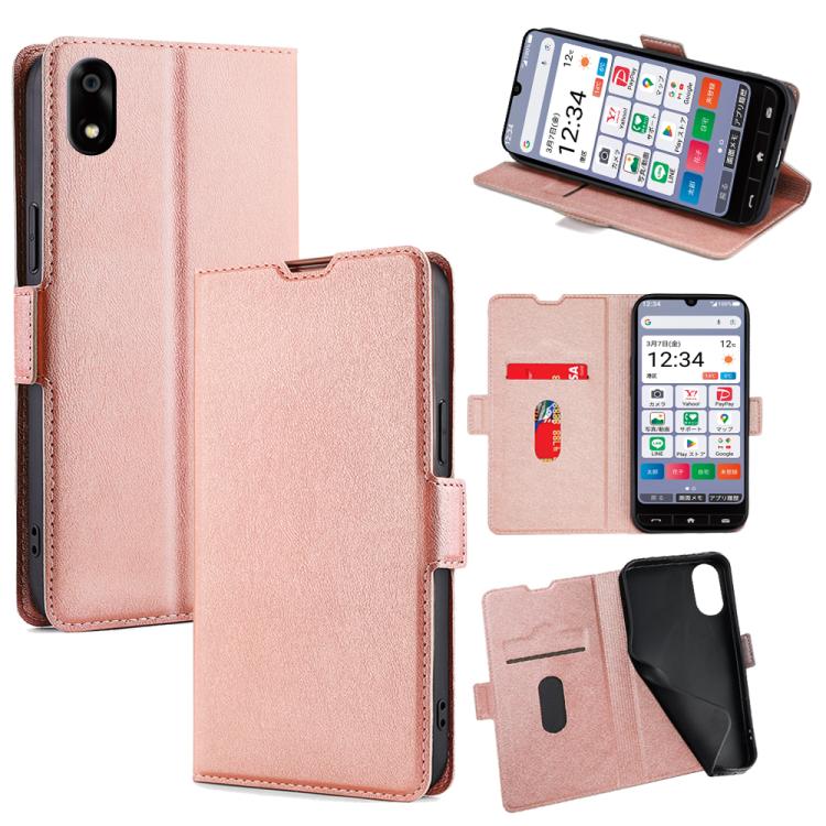 Ultra-thin Voltage Side Buckle Horizontal Flip Leather Phone Case, For ZTE Kantan Sumaho 4 A402ZT, For ZTE Blade A35e 4G, For ZTE nubia S 5G A403ZT, For ZTE nubia RedMagic 10 Pro, For ZTE Anshin Family, For ZTE Axon 40 Lite