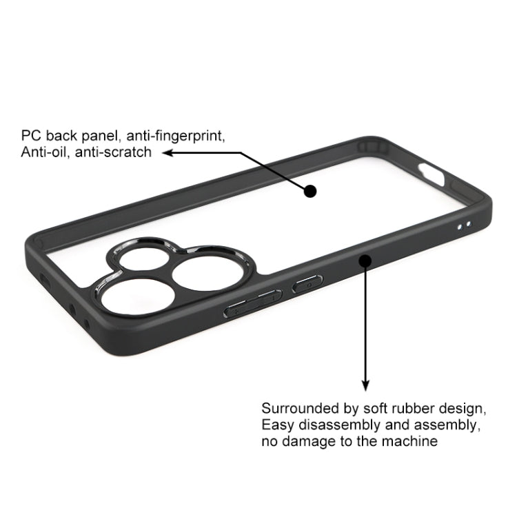 Frosted TPU + Transparent PC Phone Case