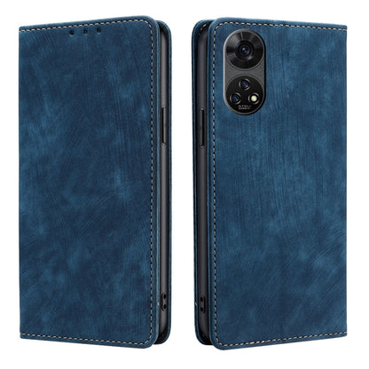 RFID Anti-theft Brush Magnetic Leather Phone Case