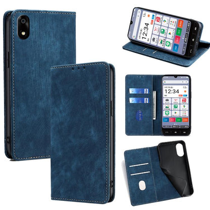 RFID Anti-theft Brush Magnetic Leather Phone Case, For ZTE Kantan Sumaho 4 A402ZT, For ZTE Blade A35e 4G, For ZTE nubia S 5G A403ZT, For ZTE nubia RedMagic 10 Pro