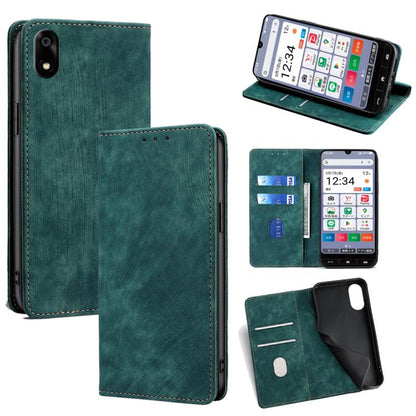 RFID Anti-theft Brush Magnetic Leather Phone Case, For ZTE Kantan Sumaho 4 A402ZT, For ZTE Blade A35e 4G, For ZTE nubia S 5G A403ZT, For ZTE nubia RedMagic 10 Pro