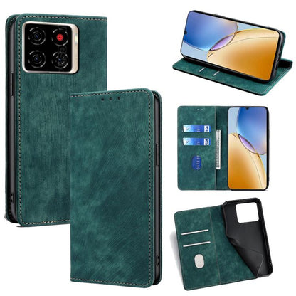 RFID Anti-theft Brush Magnetic Leather Phone Case, For ZTE nubia S2 504ZT, For ZTE nubia S2e / S2R / S2 Lite, For ZTE Blade A36 4G, For ZTE Blade A56 4G