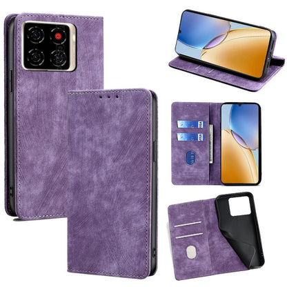 RFID Anti-theft Brush Magnetic Leather Phone Case, For ZTE nubia S2 504ZT, For ZTE nubia S2e / S2R / S2 Lite, For ZTE Blade A36 4G, For ZTE Blade A56 4G