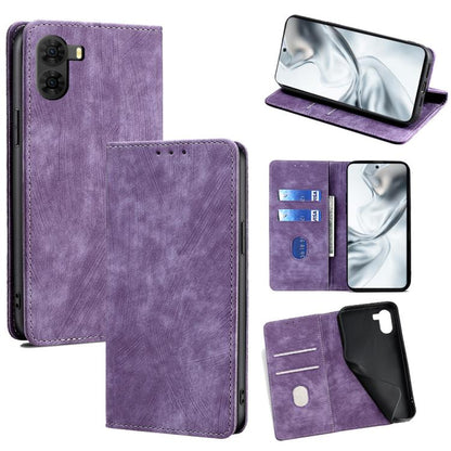 RFID Anti-theft Brush Magnetic Leather Phone Case, For ZTE nubia S2 504ZT, For ZTE nubia S2e / S2R / S2 Lite, For ZTE Blade A36 4G, For ZTE Blade A56 4G