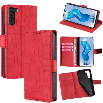 Skin Feel Crocodile Magnetic Clasp Leather Phone Case, For ZTE Kantan Sumaho 4 A402ZT, For ZTE Blade A35e 4G, For ZTE nubia S 5G A403ZT, For ZTE nubia RedMagic 10 Pro, For ZTE Anshin Family, For ZTE Axon 40 Lite