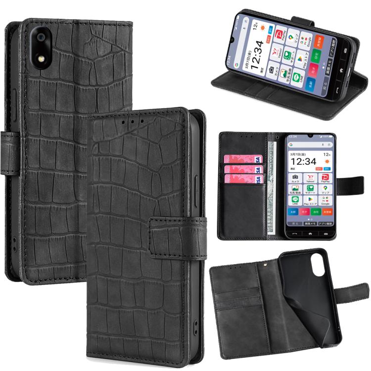 Skin Feel Crocodile Magnetic Clasp Leather Phone Case, For ZTE Kantan Sumaho 4 A402ZT, For ZTE Blade A35e 4G, For ZTE nubia S 5G A403ZT, For ZTE nubia RedMagic 10 Pro, For ZTE Anshin Family, For ZTE Axon 40 Lite